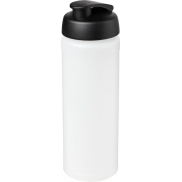 Bidon Baseline® Plus o pojemności 750 ml z wieczkiem zaciskowym i uchwytem, biały, czarny