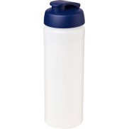 Bidon Baseline® Plus o pojemności 750 ml z wieczkiem zaciskowym i uchwytem, biały, niebieski
