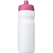 Bidon Baseline® Plus o pojemności 650 ml, biały, różowy