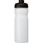 Bidon Baseline® Plus o pojemności 650 ml z otwieranym wieczkiem, biały, czarny