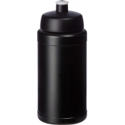 Bidon Baseline® Plus o pojemności 500 ml z wieczkiem sportowym, czarny