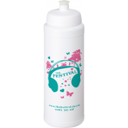 Bidon Baseline® Plus o pojemności 750 ml ze sportowym wieczkiem i uchwytem, biały