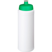 Bidon Baseline® Plus o pojemności 750 ml ze sportowym wieczkiem i uchwytem, biały, zielony
