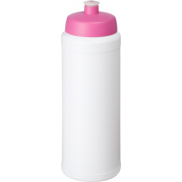 Bidon Baseline® Plus o pojemności 750 ml ze sportowym wieczkiem i uchwytem, biały, różowy