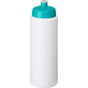 Bidon Baseline® Plus o pojemności 750 ml z wieczkiem sportowym, biały, niebieski