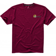 Męski t-shirt Nanaimo z krótkim rękawem 160 g/m², l, czerwony