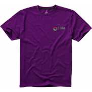 Męski t-shirt Nanaimo z krótkim rękawem 160 g/m², s, fioletowy
