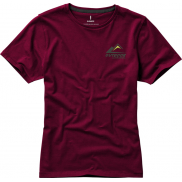 Damski t-shirt Nanaimo z krótkim rękawem, s, czerwony