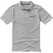 Męskie polo Calgary z krótkim rękawem 200 g/m², xl, szary