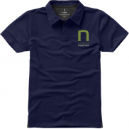 Męskie polo Markham z krótkim rękawem ze stretchu 200 g/m², s, niebieski