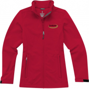 Damska kurtka typu softshell Maxson, l, czerwony