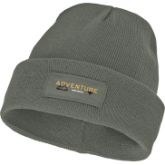 Czapka typu beanie Boreas z naszywką, zielony