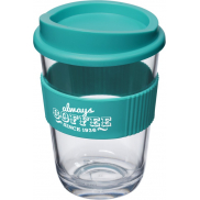 Kubek Americano® Cortado o pojemności 300 ml z uchwytem, niebieski