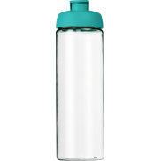 Bidon H2O Vibe o pojemności 850 ml z otwieranym wieczkiem, biały, niebieski