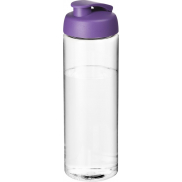 Bidon H2O Vibe o pojemności 850 ml z otwieranym wieczkiem, biały, fioletowy