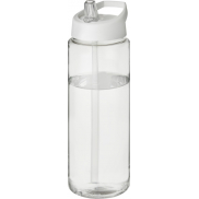 Bidon H2O Vibe o pojemności 850 ml z wieczkiem z dzióbkiem, biały