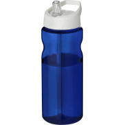 Bidon H2O Eco o pojemności 650 ml z wieczkiem z dzióbkiem, niebieski, biały
