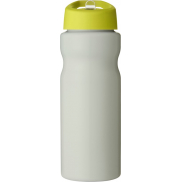 Bidon H2O Eco o pojemności 650 ml z wieczkiem z dzióbkiem, biały, zielony