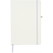 Polar A5 notebook with lined pages, biały