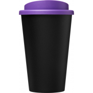 Kubek Americano Eco z recyklingu o pojemności 350 ml, czarny, fioletowy