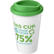 Kubek Americano Eco z recyklingu o pojemności 350 ml, biały, zielony