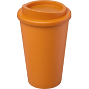 Kubek Americano Eco z recyklingu o pojemności 350 ml, pomarańczowy