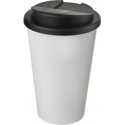Kubek Americano® 350 ml z pokrywką chroniącą przed rozlaniem, biały, czarny