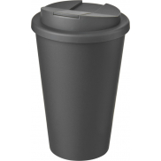 Kubek Americano® 350 ml z pokrywką chroniącą przed rozlaniem, szary