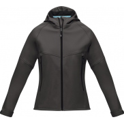 Damska kurtka softshell Coltan z materiałów z recyclingu z certyfikatem GRS, l, szary