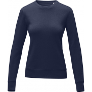 Zenon damska bluza z okrągłym dekoltem , 4xl, niebieski