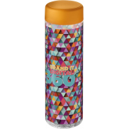 H2O Active® Vibe 850 ml screw cap water bottle, biały, pomarańczowy