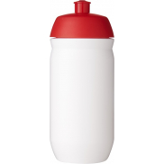 Bidon HydroFlex™o pojemności 500 ml, czerwony, biały