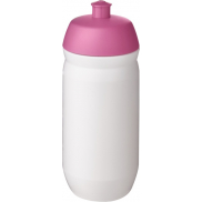 Bidon HydroFlex™o pojemności 500 ml, różowy, biały