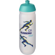 Bidon HydroFlex™ Clear o pojemności 750 ml, niebieski, biały