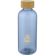 Bidon Ziggs o pojemności 650 ml z plastiku z recyklingu, niebieski