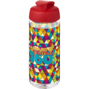 Bidon H2O Active® Octave Tritan™ o pojemności 600 ml, biały, czerwony