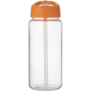 Bidon H2O Active® Octave Tritan™ o pojemności 600 ml z dzióbkiem, biały, pomarańczowy