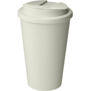 Izolowany kubek Americano® Renew o pojemności 350 ml z odporną na rozlanie pokrywką, biały