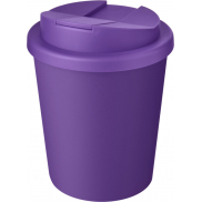 Kubek Americano® Espresso Eco z recyklingu o pojemności 250 ml z pokrywą odporną na zalanie , fioletowy