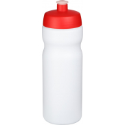 Bidon Baseline® Plus o pojemności 650 ml, czerwony, biały
