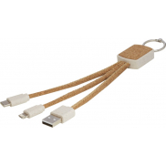 Bates słoma pszeniczna i korek, kabel do ładowarki 3 w 1, piasek pustyni