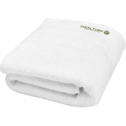 Nora bawełniany ręcznik kąpielowy o gramaturze 550 g/m² i wymiarach 50 x 100 cm, biały