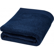 Ellie bawełniany ręcznik kąpielowy o gramaturze 550 g/m² i wymiarach 70 x 140 cm, niebieski
