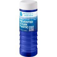 H2O Active® Eco Treble 750 ml screw cap water bottle , niebieski, biały