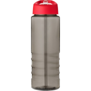 H2O Active® Eco Treble bidon z pokrywką z tutką o pojemności 750 ml , szary, czerwony