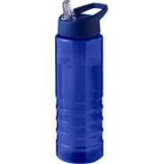 H2O Active® Eco Treble bidon z pokrywką z tutką o pojemności 750 ml , niebieski