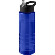 H2O Active® Eco Treble bidon z pokrywką z tutką o pojemności 750 ml , niebieski, czarny