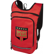Trails plecak outdorowy, certyfikat GRS, tworzywo RPET, 6,5 l, czerwony