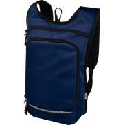Trails plecak outdorowy, certyfikat GRS, tworzywo RPET, 6,5 l, niebieski