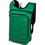 Trails plecak outdorowy, certyfikat GRS, tworzywo RPET, 6,5 l, zielony